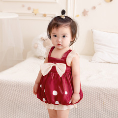idea baby summer new one-piece baby girl Korean princess suspender skirt one-year-old dress 3153