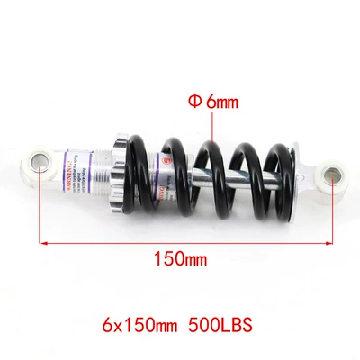 Vehicle Accessories Scooter Shock Absorber: Motosiklet ləvazimatları və aksesuarları - 6150mm-500-pounds-340g-net-weight