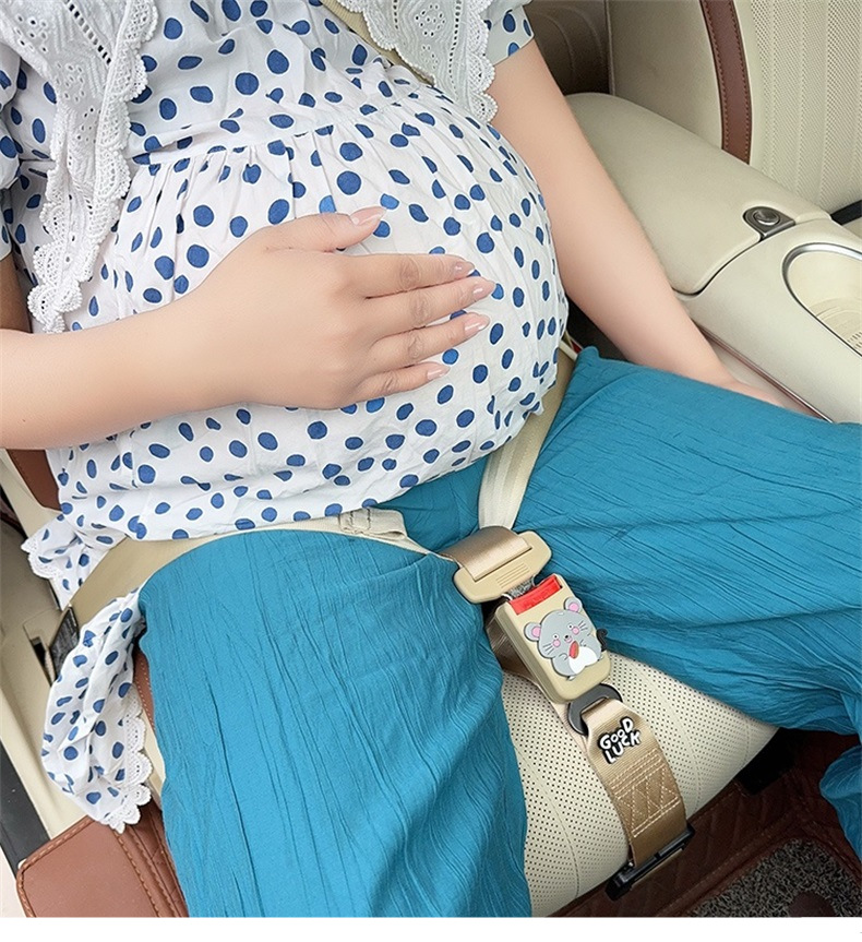 Cartoon Zodiac Safety Belt for Pregnant Women to Prevent Belly Strangulation, Car Co-Pilot Horse Baby Driving and Riding Safety Belt Fixed