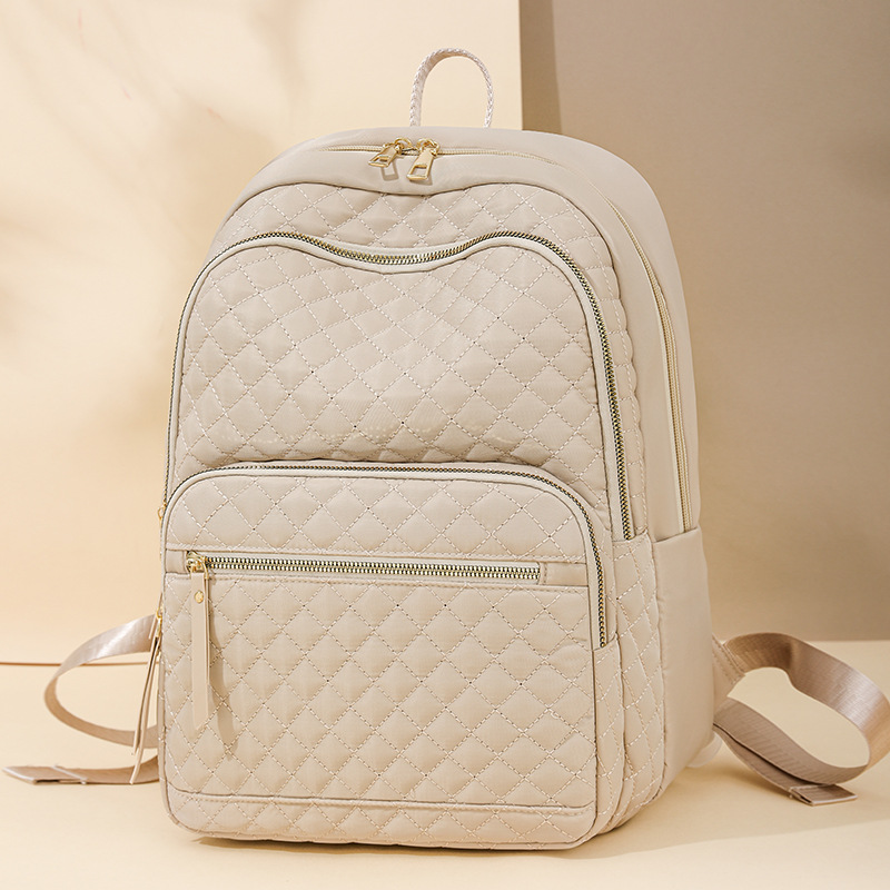 Invierno nueva moda tela de nailon hilo de bordar hombro de rombo anti-salpicaduras de agua casual fabricantes de bolsos de mujer al por mayor envío transfronterizo