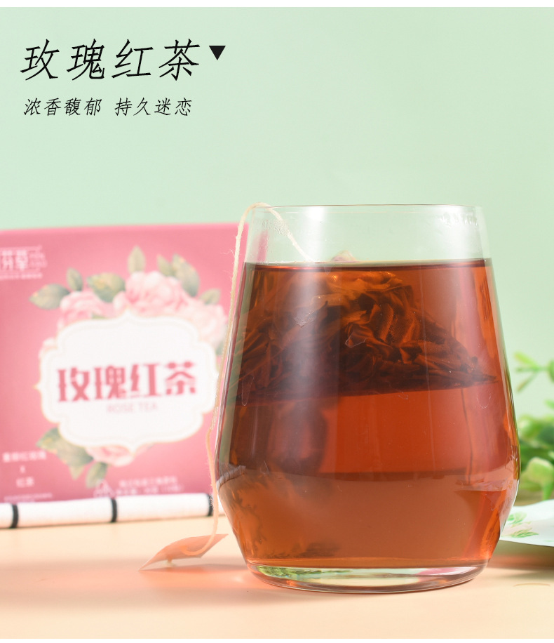 Floral Blended Tea Assorted Flower Tea Bags Cold Brew Hot Brew 25g in use