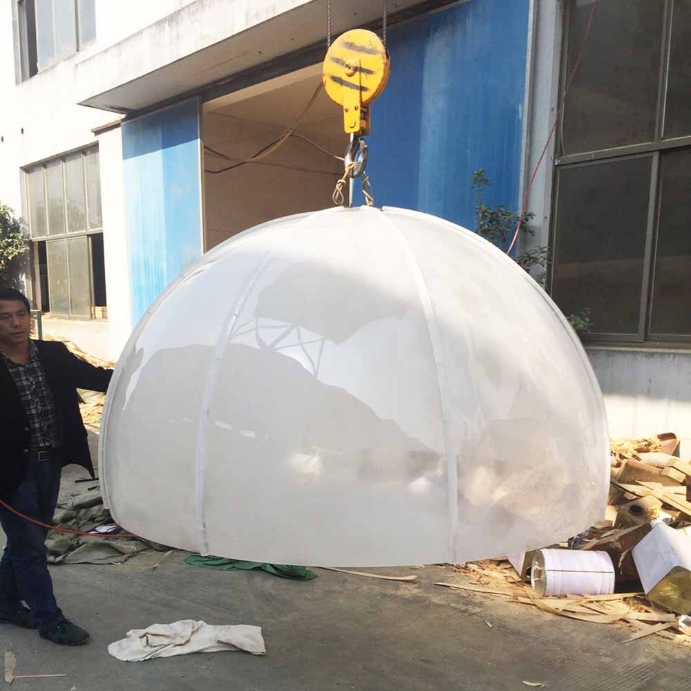 亚克力有机玻璃球大型广场吊球吸塑工艺制品PC吹塑压克力热弯厂家