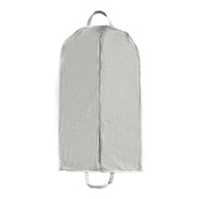 空白品牌灰色棉布大衣羽绒礼服收纳袋包装西服套防尘套羊绒辅料