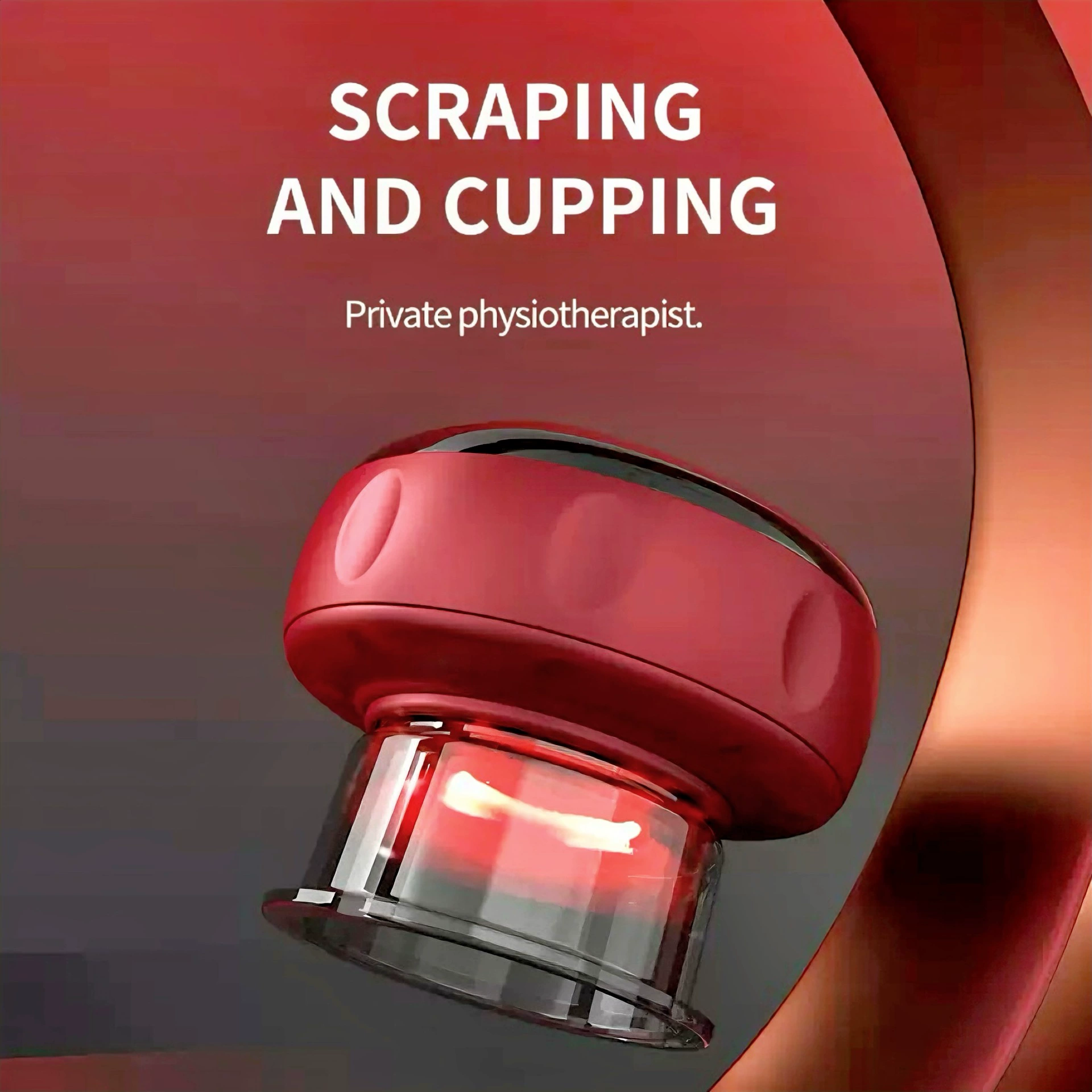 Интеллектуальный вакуумный прибор для внешней торговли, электрический нагревательный массажер для очистки меридианов, всасывающий инструмент