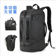 大容量男士双肩包多功能出差旅行包商务通勤双肩包多用途健身背包