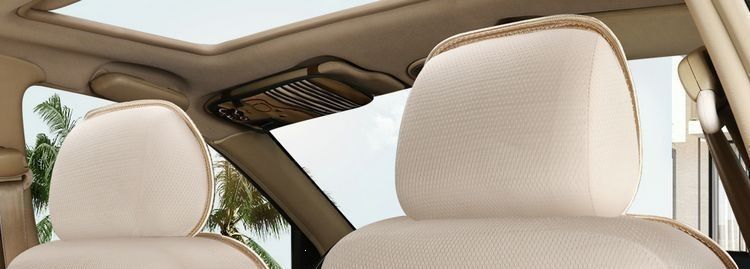 Summer five-seater breathable all-season applicable seven-seater ice silk car seat cushion, summer single-seater special car seat cover, full coverage