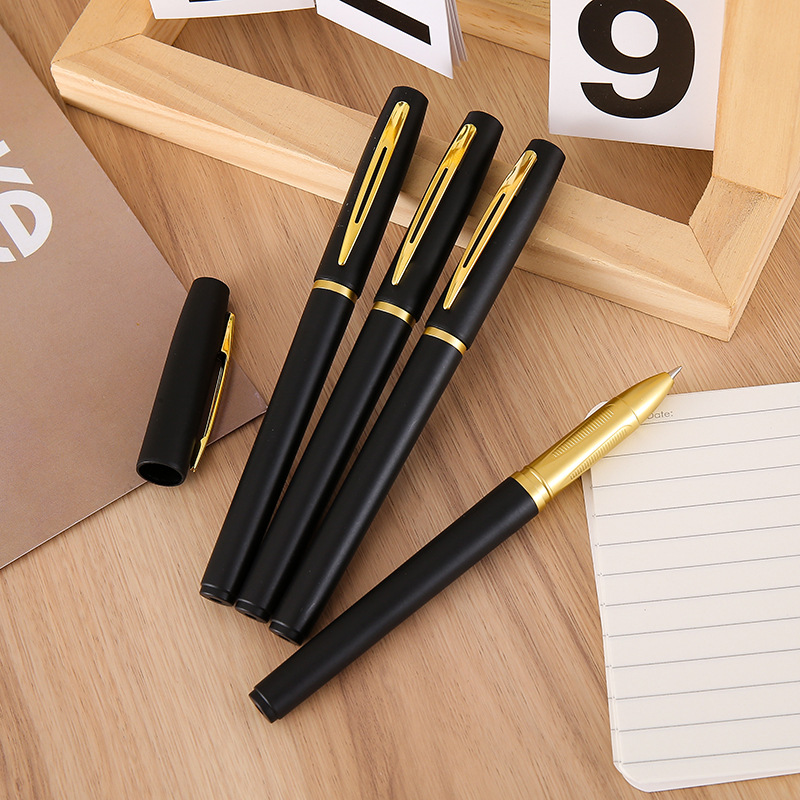 Large-Capacity Bullet Gel Pen Classic Business Pen Office Signature Pen Big Mac Student Writing Pen Wholesale