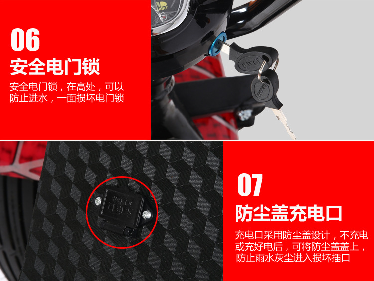 European Cross-Border Eec Adult Mobility Scooter Three-Wheeled Motorcycle Overseas Warehouse Delivery Harley Electric Scooter Battery-Powered Vehicle