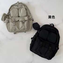 雪家新款大容量27L情侣可背运动休闲户外登山徒步初高中生书包潮