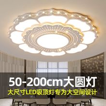 2025新款客厅大灯LED卧室吸顶灯圆形大尺寸中山灯具大全轻奢主灯