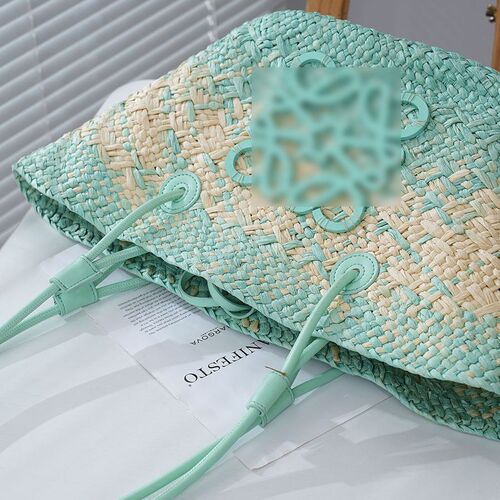 Single-shoulder grass woven bag  new summer Luo Jia grass bag woven bag beach vacation sand bag women's bag wholesale