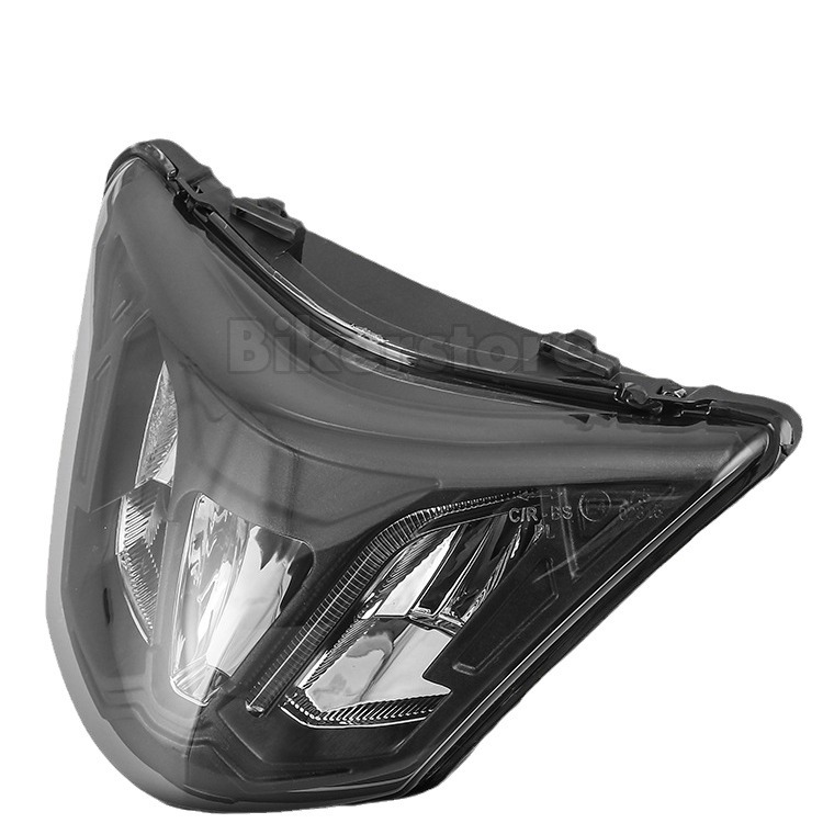 Adecuado para Yamaha LC135V1 motocicleta modificada lámpara LED lejos y cerca de la luz tira guía faro