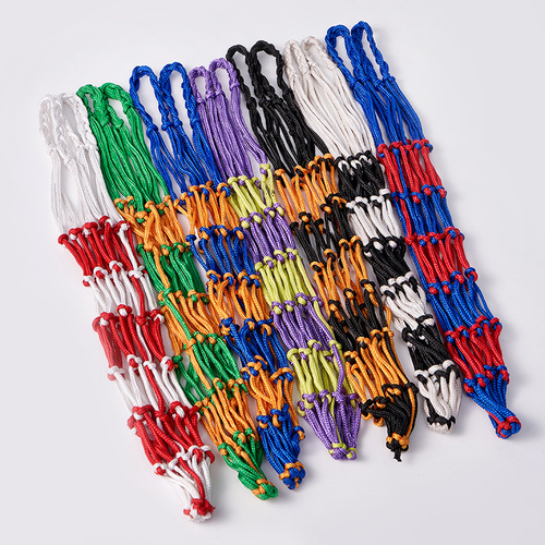 Basketball net bag nylon ball holder storage bag, hand-held children's student ball bag, portable hand-held basketball net bag