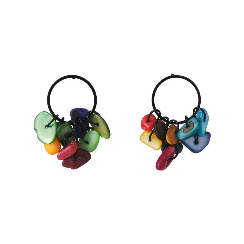 fashion geometric tassel earrings simple alloy drop earringspicture4