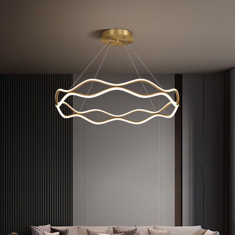 2025 nueva lámpara de salón lámpara minimalista moderna casual de alta gama lámpara de dormitorio luz escandinava paquete de lámpara de lujo