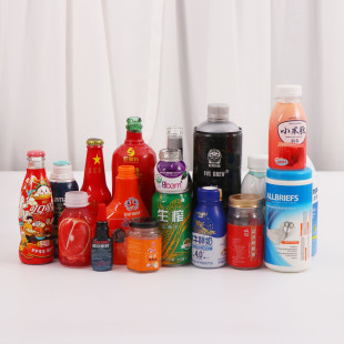 Factory supply PVC Heat Shrinkable film plastic beverage bottle body PET color printing Heat Shrinkable film trademark printable logo