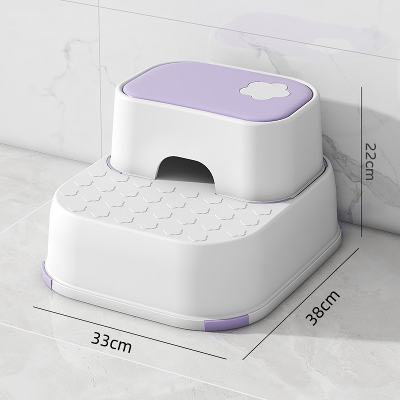 Taburete para niños y niñas bebé Lavado de Manos paso jardín de infantes taburete de plástico cepillado lavado de cara taburete antideslizante image 18
