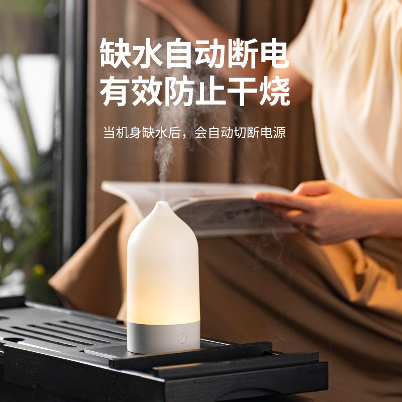25年新作 ゴースト加湿器 寝室用小型 カラフルナイトライト アロマディフューザー 雰囲気照明付き ハロウィン人気商品|undefined