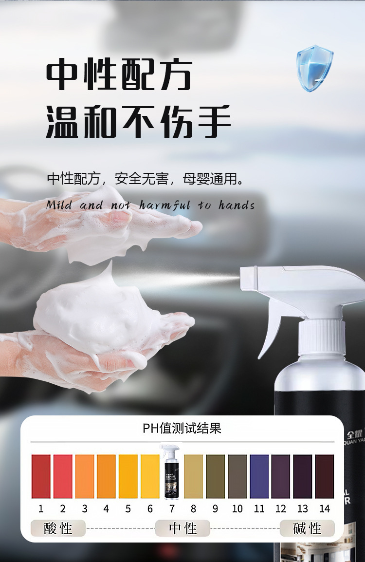 All-Purpose Multi-Effect Oil Film Refurbishment and Care Agent for Glass, Oil Film Removal, Genuine Leather, Dashboard, and Plastic Maintenance and Cleaning