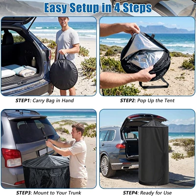 Bath, Easy to Set Up, Avtomobil dam çadırları