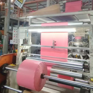 Pink Express Bag Three-Layer Co-Extruded Film Shenzhen Manufacturer Laminated Wholesale Film Bubble Bag Envelope Bag Special Film