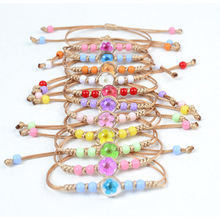 厂家直销韩版真花水仙花手链时光宝石手工编织手绳学生闺蜜礼品女