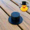 Pure black high hat