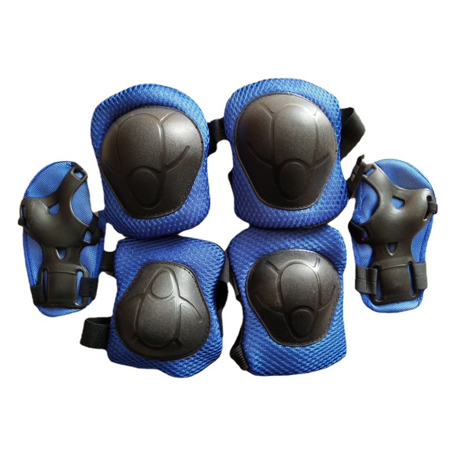 Roller Skating Protector Children's Knee Protector Skating Skate Skate Bicycle Knee Protector 6 Piece Set