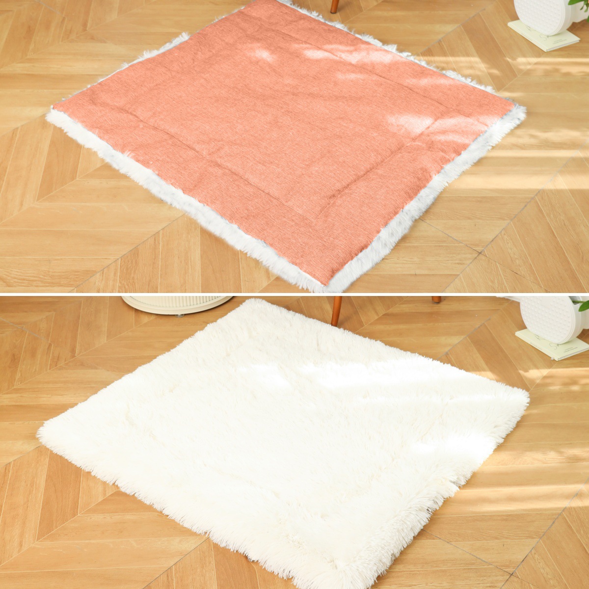 Almohadilla de jaula para perros de doble capa gruesa y lavable a máquina Almohadilla para perrera a prueba de humedad