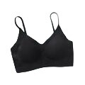 Ashimi Girl Comfortable Breathable Latex Bra Large Size Seamless Push-Up Sleeping Breast Reducing Small Cool Breeze Underwear Women