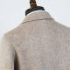 Double-sided tweed wool coat men's mid-length herringbone pattern handsome woolen cashmere woolen trench coat woolen coat winter