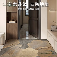 地墊入戶門進門地毯門口家用門墊防滑客廳輕奢高級玄關腳墊可裁剪