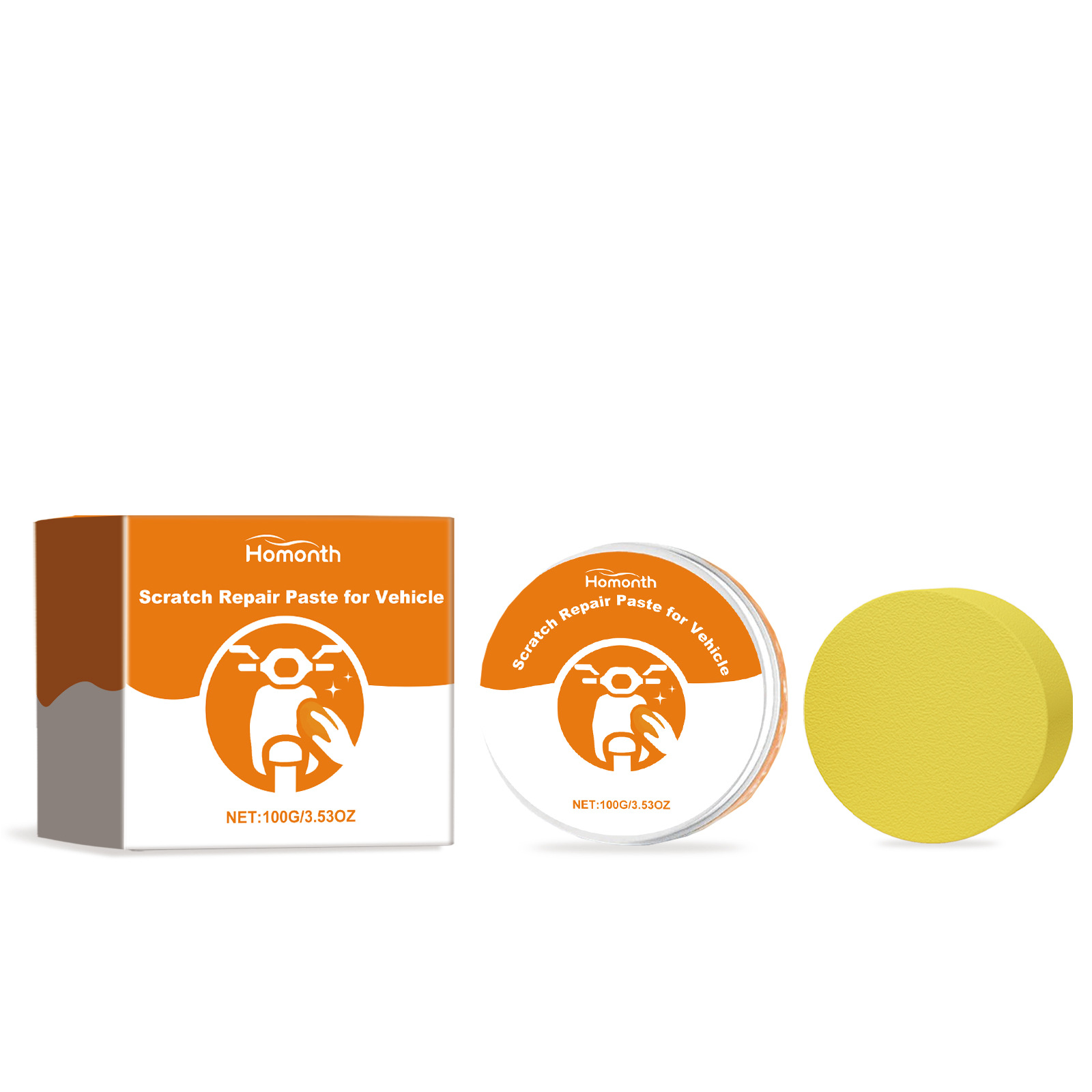 HOMONTH Vehicle scratch care cream Coated paint scratch maintenance brightening daily renovation care cream 5