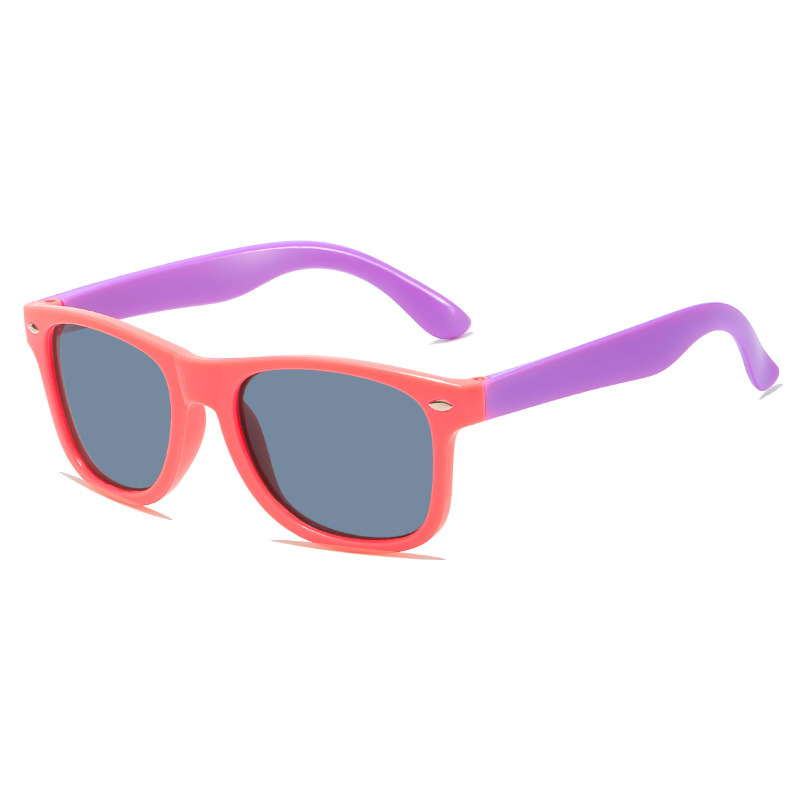 Nuevas gafas de sol a juego con uñas de arroz para niños TEMU, gafas de sol para niños y niñas, protección UV coreana, sombra de verano para bebés