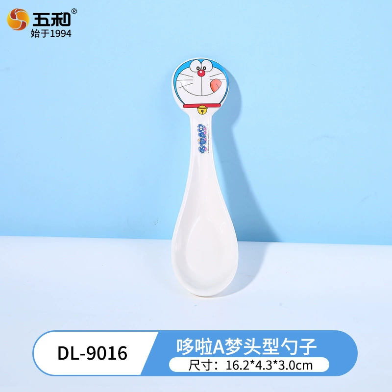 Детские столовые приборы Five and Cute для кормления, тарелка мультфильм для домашнего использования, Дораэмон, оптовая