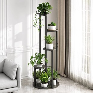 Flower Shelf Living Room Floor-Standing Balcony Multi-Layer Storage Rack Outdoor Courtyard Flower Pot Bracket Window Sill Plant Display Rack