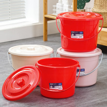 加厚PP塑料小水桶手提小沙滩桶大号圆桶学生宿舍洗衣桶钓鱼洗车桶