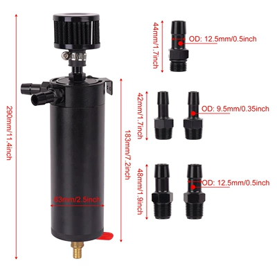 Fuel tank Pot with Air Filter Oil Tank