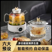 养生壶全自动多功能花茶壶玻璃壶家用办公室小型煮茶器英规欧规