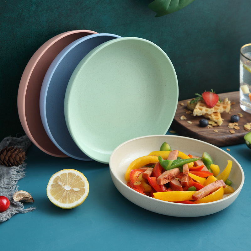 Пластиковая скандинавская обеденная тарелка домашнего использования, Amazon, популярно в интернете, подарок на день рождения