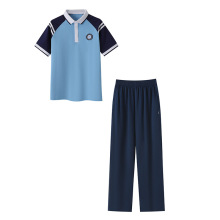江西省九江市校服中小学生班服幼儿园园服运动服夏季学院风套装