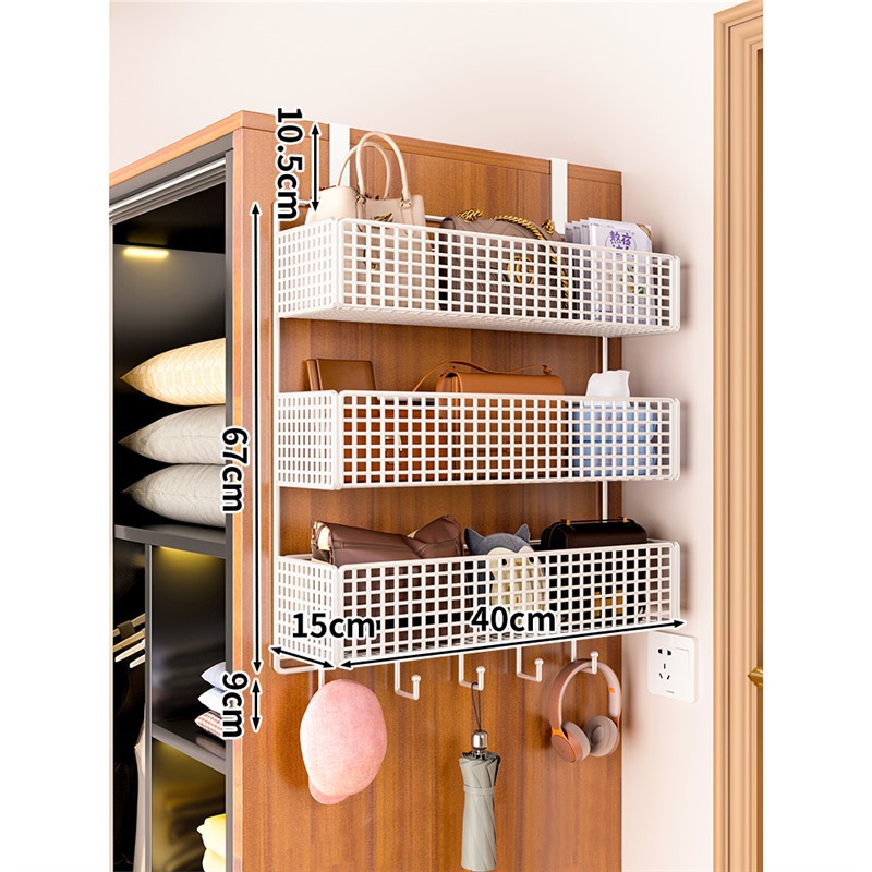 흰색 3단 특대형 후크(캐비닛 측면 모델)