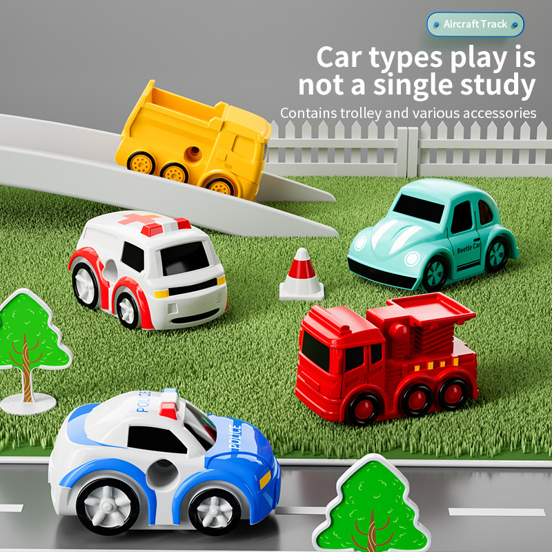 Transfronterizo popular para niños aviones de juguete niño coche de ferrocarril educativo coche de juguete de aleación de ingeniería de fuego grande