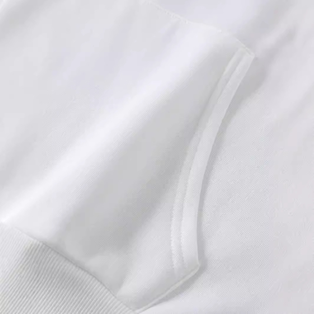 Women's Fleece Sweatshirt Solid Color Letter Kangaroo Pocket Drawstring Print Hoodie Wholesale_voghion.com