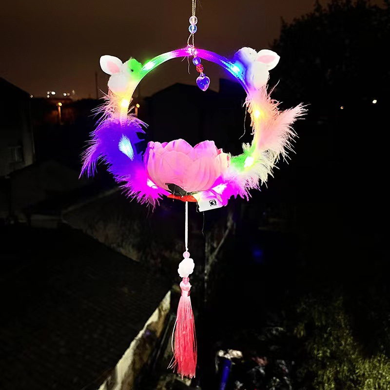 Puesto caliente-Venta de medusas luminosas linterna portátil creativo Red roja atmósfera decorativa luz de noche puesto de juguete luminoso