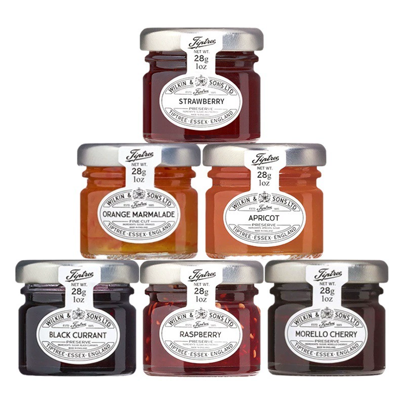 Импортированный британцами хлеб мазка завтрака Подарка Руки клубники меда небольшой бутылки варения Типтри упаковывая