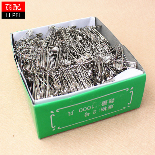 Butterfly safety pin No. 000 0 1 2 3 No. 4 safety buckle pin nickel-plated close pin brooch old and simple