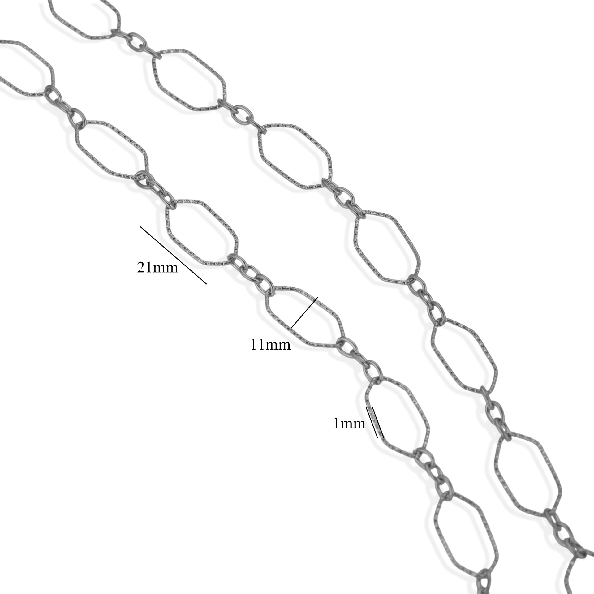 Europa y los Estados Unidos transfronterizos simple gran cadena chapado 18K oro real coreano cadena hecha a mano diy joyería accesorios collar pulsera