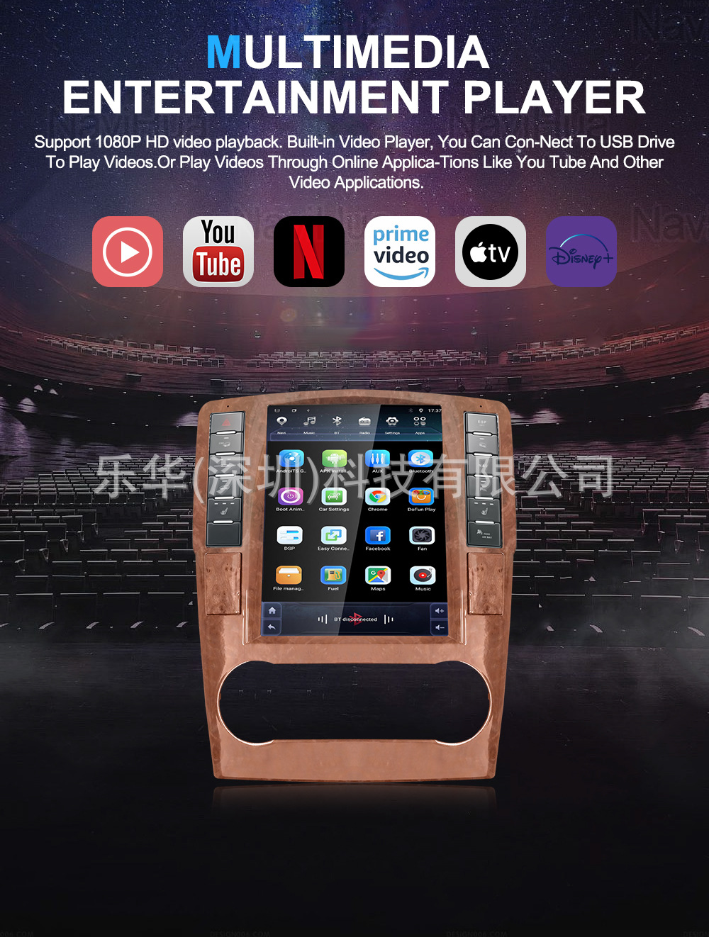 Suitable for 05-11 Mercedes-Benz Ml/Gl Car Central Control Large Screen Navigation All-In-One Car Radio Android Display