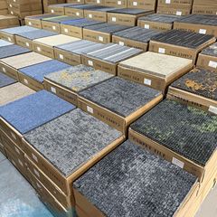办公室地毯拼接方块台球厅卧室工程房间地垫商用PVC厂家酒店地垫